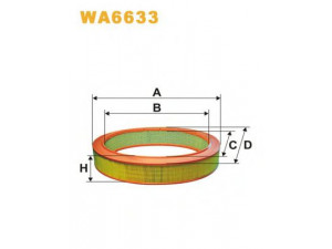 WIX FILTERS WA6633 oro filtras 
 Filtrai -> Oro filtras
0030945904