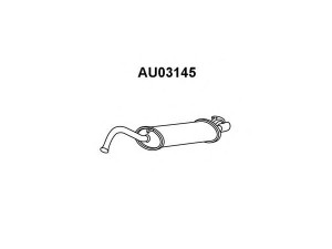 VENEPORTE AU03145 galinis duslintuvas 
 Išmetimo sistema -> Duslintuvas
4A0253609A, 4A0253609E