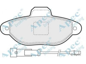 APEC braking PAD812 stabdžių trinkelių rinkinys, diskinis stabdys 
 Techninės priežiūros dalys -> Papildomas remontas
5892736, 5892737, 71737178, 71737179