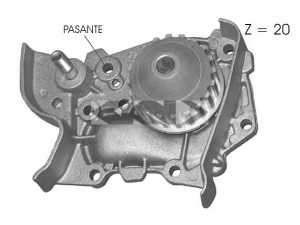 SPIDAN 91710 vandens siurblys 
 Aušinimo sistema -> Vandens siurblys/tarpiklis -> Vandens siurblys
7700866518