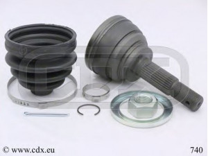 CDX 740 jungčių komplektas, kardaninis velenas 
 Ratų pavara -> Sujungimai/komplektas