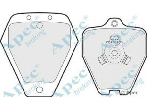 APEC braking PAD1027 stabdžių trinkelių rinkinys, diskinis stabdys 
 Techninės priežiūros dalys -> Papildomas remontas
8D0698151B, 8D0698151K, 8DO698151B