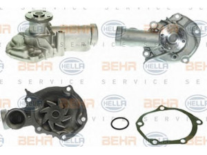 HELLA 8MP 376 803-081 vandens siurblys 
 Aušinimo sistema -> Vandens siurblys/tarpiklis -> Vandens siurblys
1300A069, MD975644, MD975913, MD977311