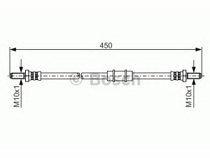 BOSCH 1 987 481 345 stabdžių žarnelė 
 Stabdžių sistema -> Stabdžių žarnelės
116584554400, 60522545, 71736935