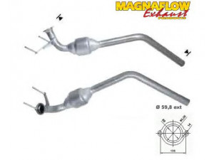 MAGNAFLOW 75001D katalizatoriaus keitiklis 
 Išmetimo sistema -> Katalizatoriaus keitiklis
6384903319, 6384904219