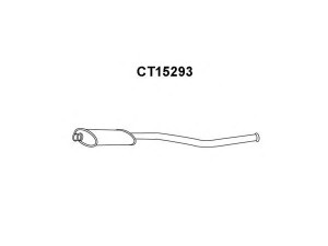 VENEPORTE CT15293 priekinis duslintuvas 
 Išmetimo sistema -> Duslintuvas
171739, 1717E1, 96126689