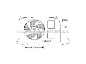 AVA QUALITY COOLING PE7532 ventiliatorius, radiatoriaus 
 Aušinimo sistema -> Oro aušinimas
125383, 1253F3, 125479, 7104G7