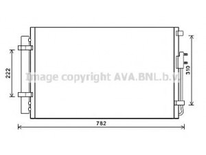 AVA QUALITY COOLING HY5344 kondensatorius, oro kondicionierius