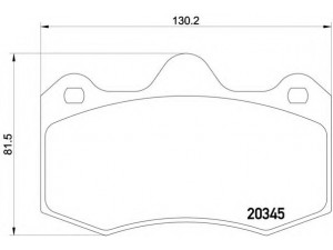 BREMBO P 47 001 stabdžių trinkelių rinkinys, diskinis stabdys 
 Techninės priežiūros dalys -> Papildomas remontas
A132J0001S
