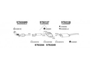 VENEPORTE 630143 išmetimo sistema 
 Išmetimo sistema -> Išmetimo sistema, visa