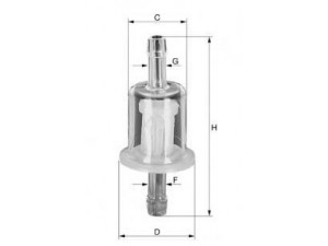 UNIFLUX FILTERS XB295 kuro filtras 
 Techninės priežiūros dalys -> Papildomas remontas
5410372, 50106810
