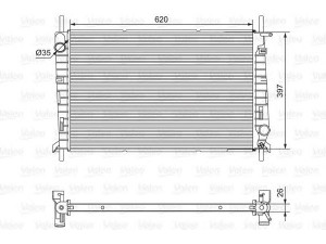VALEO 701527 radiatorius, variklio aušinimas 
 Aušinimo sistema -> Radiatorius/alyvos aušintuvas -> Radiatorius/dalys
1024051, 1036597