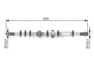 BOSCH 1 987 476 862 stabdžių žarnelė 
 Stabdžių sistema -> Stabdžių žarnelės
82473717, 0000071736974, 82440062