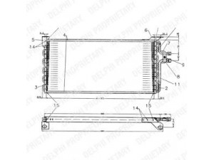 DELPHI TSP0225179 kondensatorius, oro kondicionierius 
 Oro kondicionavimas -> Kondensatorius
000 395 653 0, SE0 211 887 10A