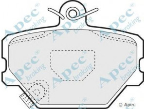 APEC braking PAD1095 stabdžių trinkelių rinkinys, diskinis stabdys 
 Techninės priežiūros dalys -> Papildomas remontas
0001431V002, 0001431V002000000