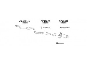 VENEPORTE 400434 išmetimo sistema 
 Išmetimo sistema -> Išmetimo sistema, visa