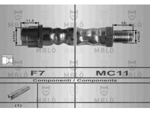 MAL? 80195 stabdžių žarnelė 
 Stabdžių sistema -> Stabdžių žarnelės
2114200548, 2114200648