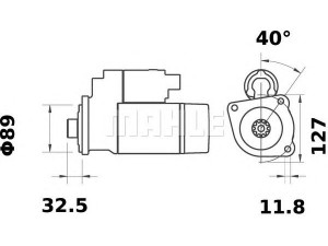 MAHLE ORIGINAL MS 147 starteris
3218968