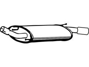 FENNO P2479 galinis duslintuvas 
 Išmetimo sistema -> Duslintuvas
1049054