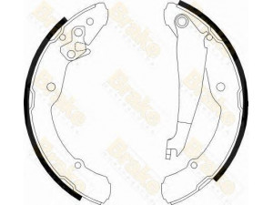 Brake ENGINEERING SH2501 stabdžių trinkelių komplektas 
 Techninės priežiūros dalys -> Papildomas remontas
1J0698525, 1J0609525, 1J0609526
