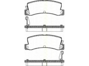 TRISCAN 8110 13955 stabdžių trinkelių rinkinys, diskinis stabdys 
 Techninės priežiūros dalys -> Papildomas remontas
04466-12031, 04466-12040, 04466-12070