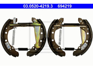 ATE 03.0520-4219.3 stabdžių trinkelių komplektas 
 Techninės priežiūros dalys -> Papildomas remontas