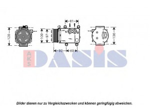 AKS DASIS 851538N kompresorius, oro kondicionierius 
 Oro kondicionavimas -> Kompresorius/dalys
1481792