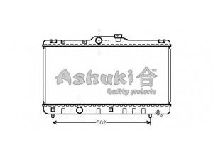 ASHUKI T552-05 radiatorius, variklio aušinimas 
 Aušinimo sistema -> Radiatorius/alyvos aušintuvas -> Radiatorius/dalys
16400-15450, 16400-15520, 16400-15530