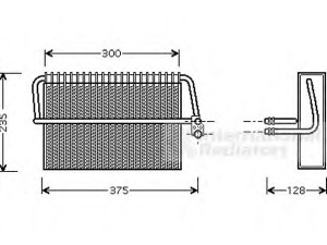 VAN WEZEL 3000V325 garintuvas, oro kondicionierius 
 Oro kondicionavimas -> Garintuvas
2208300458, A2208300458