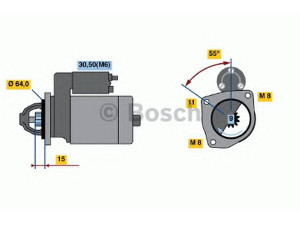 BOSCH 0 001 107 091 starteris 
 Elektros įranga -> Starterio sistema -> Starteris
46748349, 46821681, 55193407, 46748349