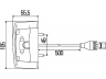 HELLA 2KA 340 828-041 Valstybinio numerio apšvietimas
1201529, 090 6509, 6602860