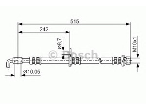 BOSCH 1 987 476 780 stabdžių žarnelė 
 Stabdžių sistema -> Stabdžių žarnelės
4806 E1, 4806 E1, 90947 W2002