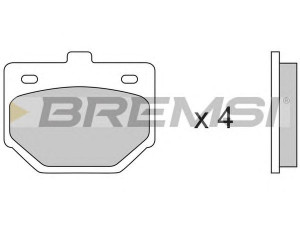 BREMSI BP2174 stabdžių trinkelių rinkinys, diskinis stabdys 
 Techninės priežiūros dalys -> Papildomas remontas
0449110020, 0449112011, 0449187701