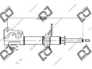 DJ PARTS DS1008GS amortizatorius 
 Pakaba -> Amortizatorius
4851009A00, 485100D060, 4851052120