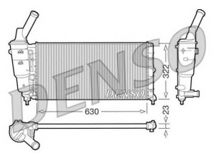 DENSO DRM13005 radiatorius, variklio aušinimas 
 Aušinimo sistema -> Radiatorius/alyvos aušintuvas -> Radiatorius/dalys
46763325