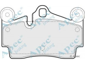 APEC braking PAD1318 stabdžių trinkelių rinkinys, diskinis stabdys 
 Techninės priežiūros dalys -> Papildomas remontas
7L0698451B, 7L0698451G, 955.352.939.00