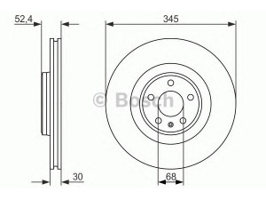 BOSCH 0 986 479 747 stabdžių diskas 
 Stabdžių sistema -> Diskinis stabdys -> Stabdžių diskas
4G0 615 301 G, 4G0615301, 95B615301B