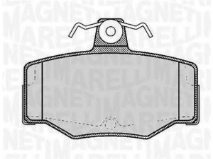 MAGNETI MARELLI 363916060345 stabdžių trinkelių rinkinys, diskinis stabdys 
 Techninės priežiūros dalys -> Papildomas remontas
440603F025, 440603F085, 4406070J25