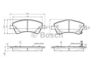 BOSCH 0 986 TB3 146 stabdžių trinkelių rinkinys, diskinis stabdys 
 Techninės priežiūros dalys -> Papildomas remontas
04465 02190, 446502190