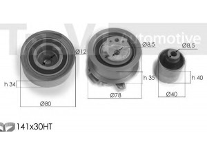TREVI AUTOMOTIVE KD1314 paskirstymo diržo komplektas 
 Techninės priežiūros dalys -> Papildomas remontas
03G198119A, 03G198119A, 03G198119A