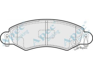 APEC braking PAD1165 stabdžių trinkelių rinkinys, diskinis stabdys 
 Techninės priežiūros dalys -> Papildomas remontas
1605976, 4704578, 4706748, 4706835
