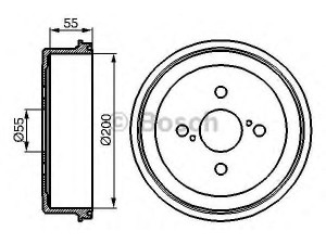 BOSCH 0 986 477 090 stabdžių būgnas 
 Stabdžių sistema -> Būgninis stabdys -> Stabdžių būgnas
42431 12130, 42431 20250