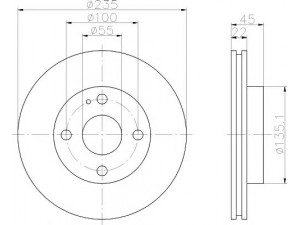 HELLA PAGID 8DD 355 104-151 stabdžių diskas 
 Stabdžių sistema -> Diskinis stabdys -> Stabdžių diskas
F1CZ1125A, F2CZ1125B, BR703325X