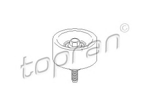 TOPRAN 304 115 kreipiantysis skriemulys, V formos rumbuotas diržas 
 Diržinė pavara -> V formos rumbuotas diržas/komplektas -> Laisvasis/kreipiamasis skriemulys
1 097 574, 1 770 837, YC1E9444AD