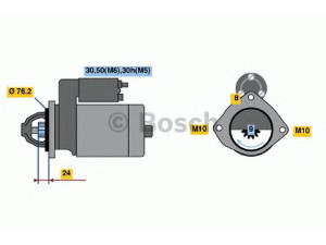 BOSCH 0 001 109 025 starteris 
 Elektros įranga -> Starterio sistema -> Starteris
12 41 2 242 703, 12 41 2 246 570