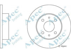 APEC braking DSK100 stabdžių diskas 
 Dviratė transporto priemonės -> Stabdžių sistema -> Stabdžių diskai / priedai
5961814, 71738423, 5961814