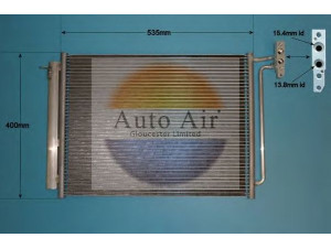 AUTO AIR GLOUCESTER 16-6100 kondensatorius, oro kondicionierius 
 Oro kondicionavimas -> Kondensatorius
64536914216, 64538381543