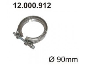 EBERSPÄCHER 12.000.912 vamzdžių sujungimas, išmetimo sistema 
 Išmetimo sistema -> Surinkimo dalys -> Atskiros surinkimo dalys -> Gnybtas
062145917