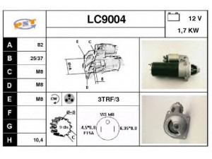 SNRA LC9004 starteris