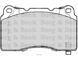 BORG & BECK BBP2290 stabdžių trinkelių rinkinys, diskinis stabdys 
 Techninės priežiūros dalys -> Papildomas remontas
4605A049, 4605A572, 4605A694, MR407376